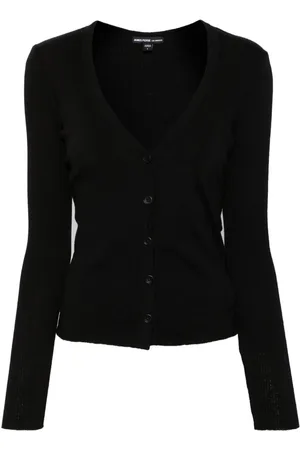James Perse Long-sleeve ribbed-knit cardigan