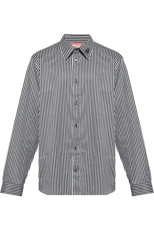 Diesel S-Turner-Stripe-D striped cotton shirt
