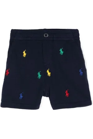 Ralph Lauren Polo Pony-embroidered cotton shorts