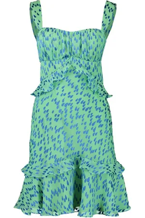 SALONI Chandra abstract-pattern mini dress