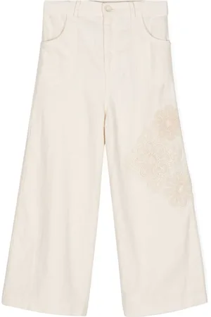 ZIMMERMANN Halliday floral-appliqué trousers