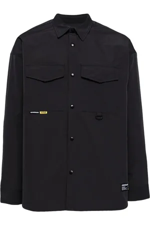 Izzue Logo-patch long-sleeve shirt