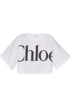 Chloé Logo-print crop top