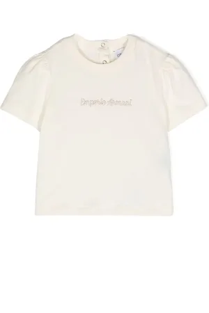 Emporio Armani Logo-embroidered T-shirt