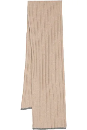 Brunello Cucinelli Ribbed-knit cashmere scarf