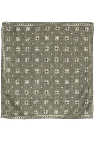 Brunello Cucinelli Mix-print silk handkerchief