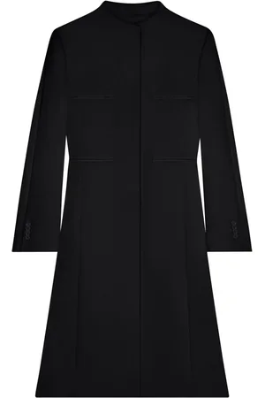 Courrèges Heritage crepe-texture coat