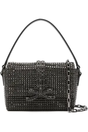 Self-Portrait Rhinestone-embellished mini bag