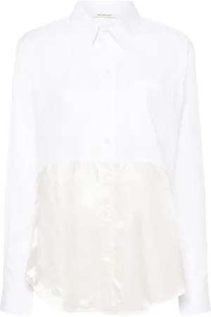 Peter Do Logo-print panelled shirt