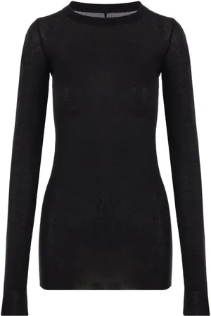 Rick Owens Ribbed long-sleeve top
