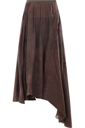 ZIGGY CHEN Asymmetric pleated skirt
