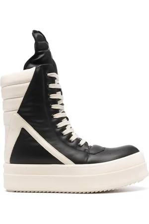 Rick Owens Mega Geobasket leather sneakers
