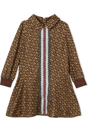 Burberry Monogram logo print silk dress