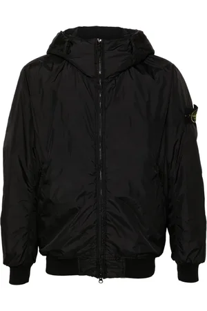 Stone Island Compass-badge hooded windbreaker
