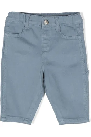 Emporio Armani Straight-leg twill trousers