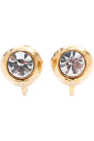 Céline Rhinestone clip-on earrings