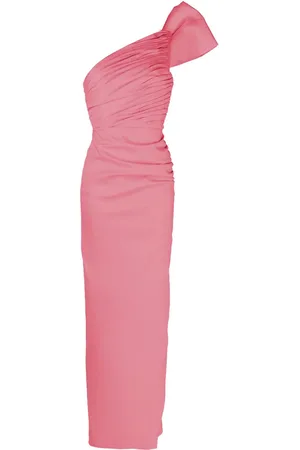 RACHEL GILBERT Olive bow-detailing dress