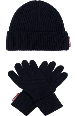 Dsquared2 Wool beanie and gloves set