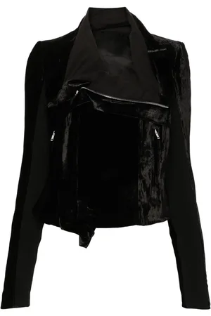 Rick Owens Naska velour biker jacket