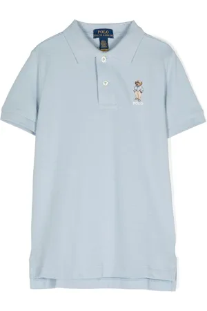 Ralph Lauren Polo Bear-embroidered cotton polo shirt