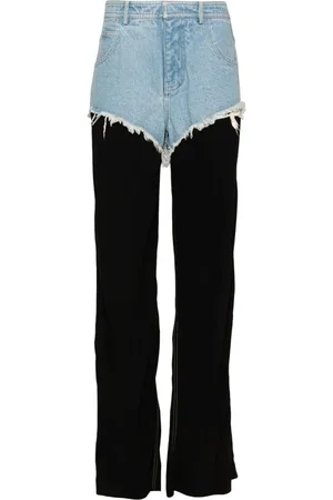 CHRISTOPHER ESBER Duke Splice mid-rise straight-leg trousers