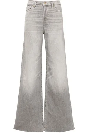 7 for all Mankind Lotta Luxe Vintage Dust mid-rise flared jeans