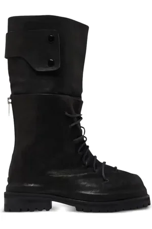 424 FAIRFAX Marathon lace-up knee-high boots