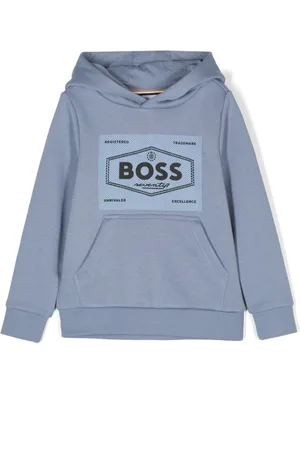 HUGO BOSS Logo-print cotton hoodie