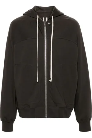Rick Owens Zip-up organic-cotton hoodie