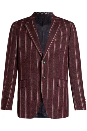 Etro Striped wool blazer