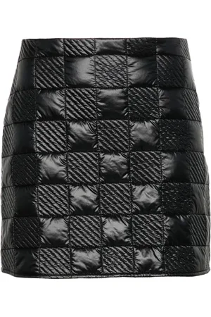 Moncler Logo-patch quilted miniskirt