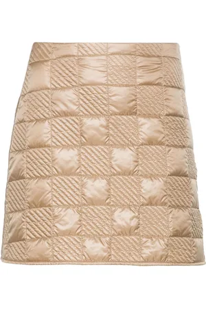 Moncler Logo-patch quilted miniskirt