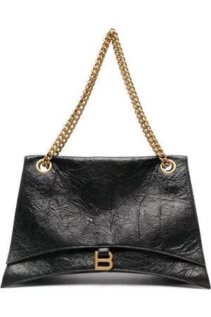 Balenciaga Large Crush leather shoulder bag