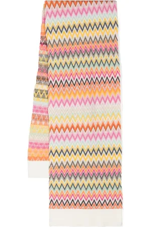 Missoni Zig zag-pattern wool scarf