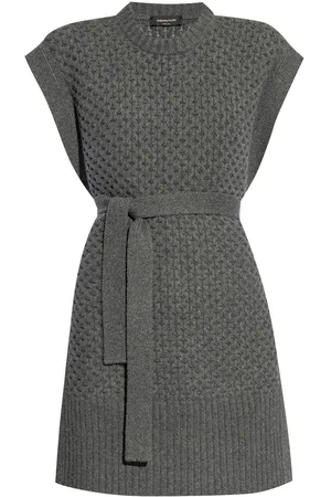 Fabiana Filippi Tied waist knit vest