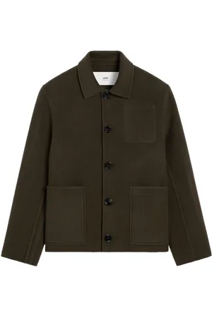 Ami Boxy wool-cashmere blend jacket