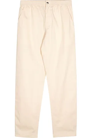 Maison Kitsuné Straight-leg cotton trousers