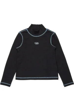 Diesel Contrast-stitching long-sleeve top
