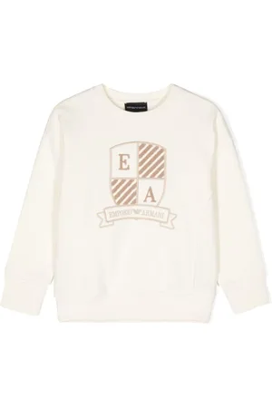 Emporio Armani Logo-embroidered jersey sweatshirt