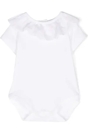 KNOT Filippa ruffle-collar bodysuit