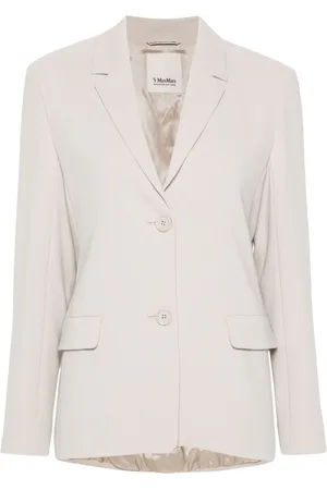 Max Mara Single-breasted textured blazer