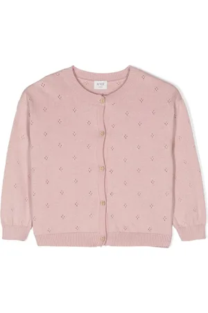 KNOT Sophie pointelle-knit cardigan