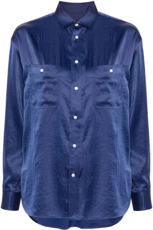 Ralph Lauren Long-sleeve satin shirt