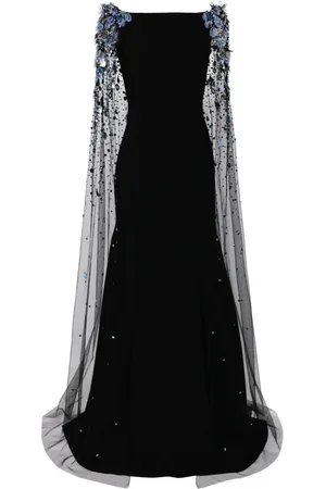 Jenny Packham Bittersweet beaded cape gown