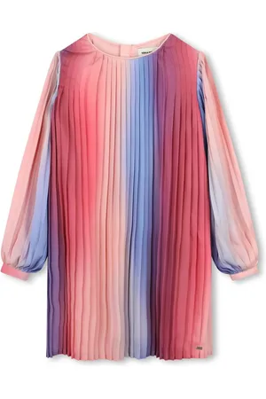 Sonia Rykiel Enfant Gradient-effect pleated dress