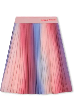 Sonia Rykiel Enfant Gradient-effect pleated skirt