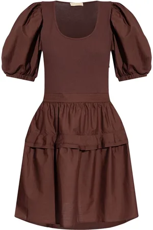 ULLA JOHNSON Tilda puff-sleeve cotton dress