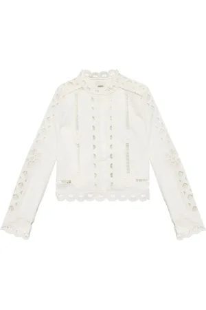 Isabel Marant Perline broderie-anglaise cotton top