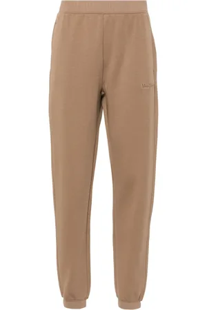 Max Mara Logo-embroidered track pants