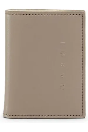 Marni Logo-embossed leather wallet